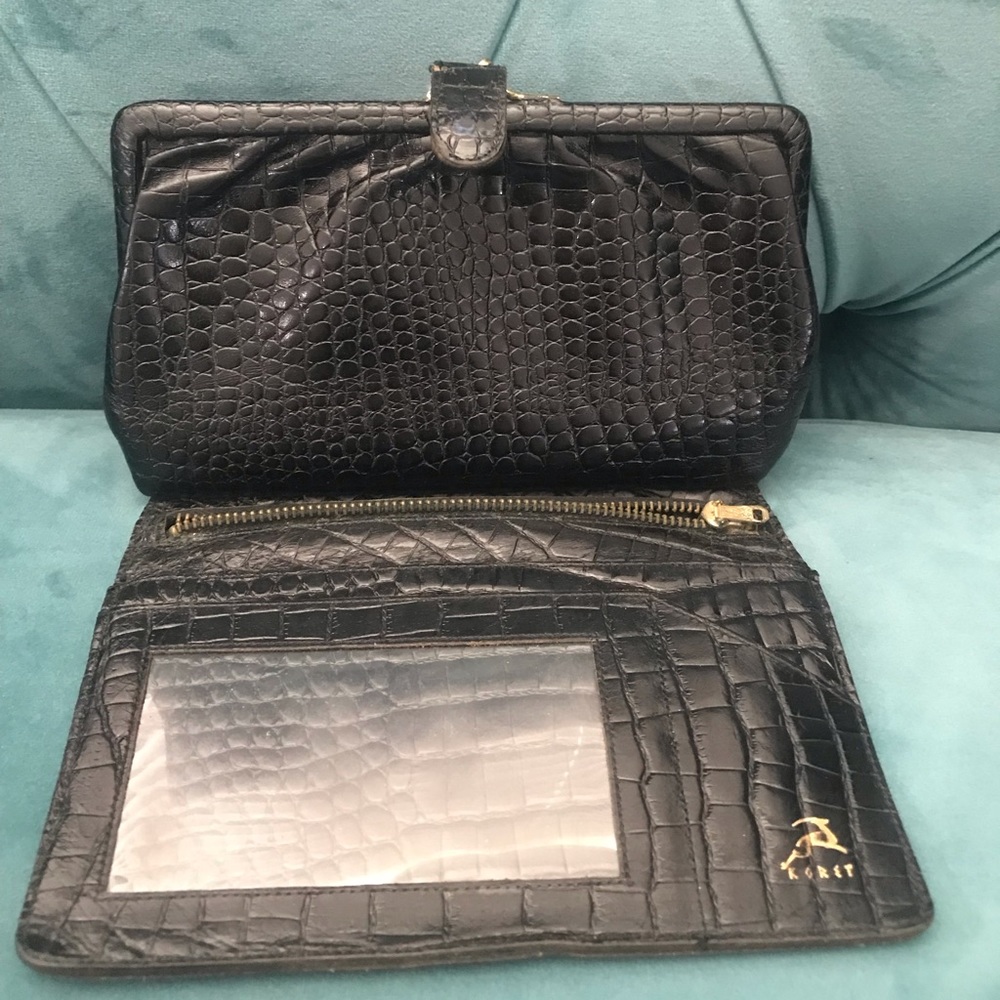 koret vintage genuine calfish wallet coinpurse From 1950’s